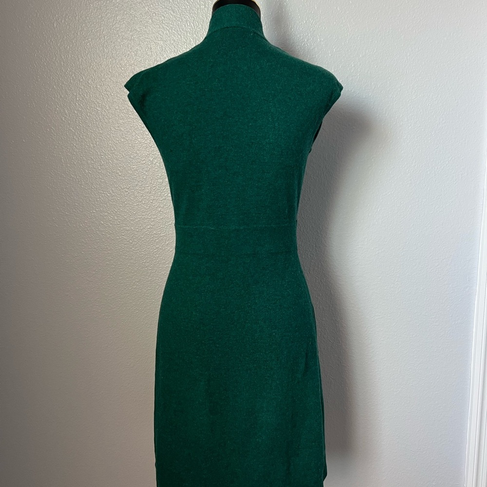 Banana Republic Green Wool blend Sweater Dress - Picture 4 of 6